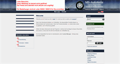 Desktop Screenshot of ms-autoteile.com